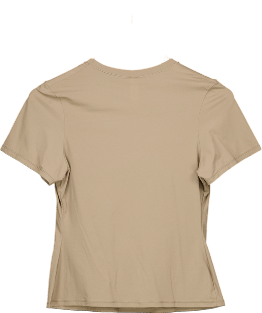 SKIMS Beige Truffle Brown Fits Everybody Short - sleeve T-shirt UK L - Reliked