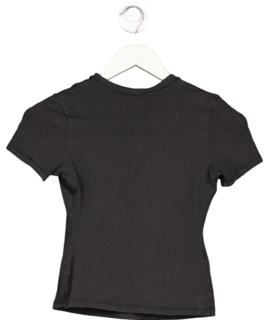 SKIMS Black Cotton Jersey T-shirt UK S - Reliked