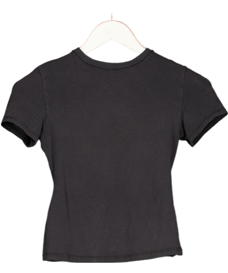 SKIMS Black Cotton Jersey T-shirt UK S - Reliked