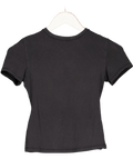 SKIMS Black Cotton Jersey T-shirt UK S - Reliked
