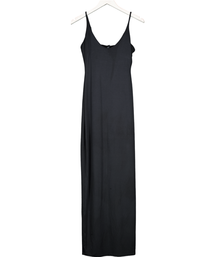 SKIMS Black Smooth Lounge Skimpy Scoop Neck Dress UK M - Reliked