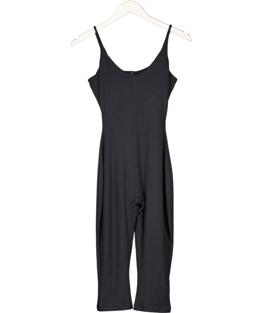 SKIMS Black Smooth Lounge Skimpy Strap Catsuit UK S - Reliked