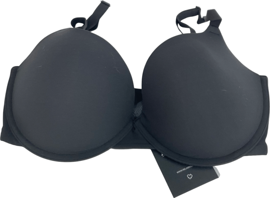SKIMS Black Teardrop Push - up Bra UK 34DD - Reliked