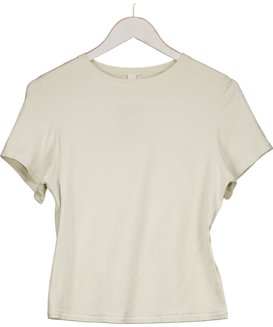 SKIMS Cream Bone - Short - sleeved T-shirt UK XL - Reliked