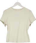 SKIMS Cream Bone - Short - sleeved T-shirt UK XL - Reliked