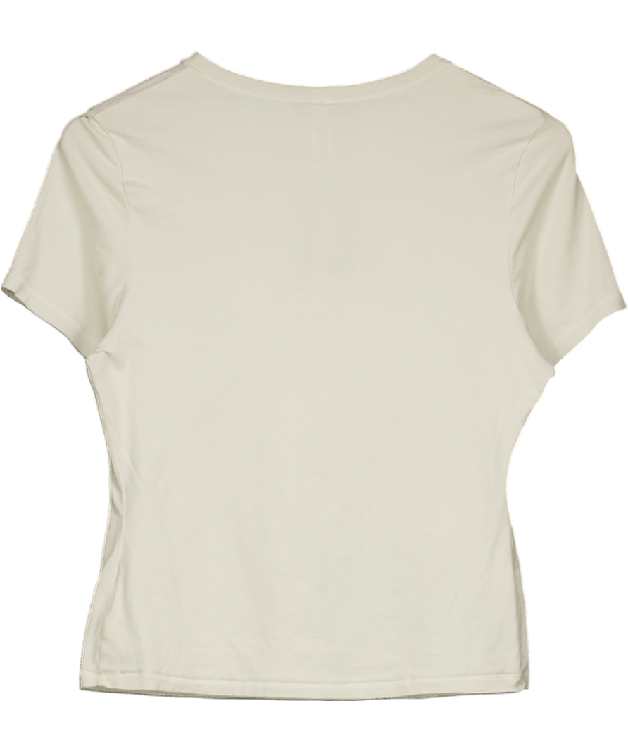 SKIMS Cream Bone - Short - sleeved T-shirt UK XL - Reliked