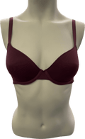 SKIMS Fits Everybody Demi Weightless Bra - Wine UK 32C - Reliked