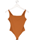 SKIMS Orange Square Neck Bodysuit UK L - Reliked