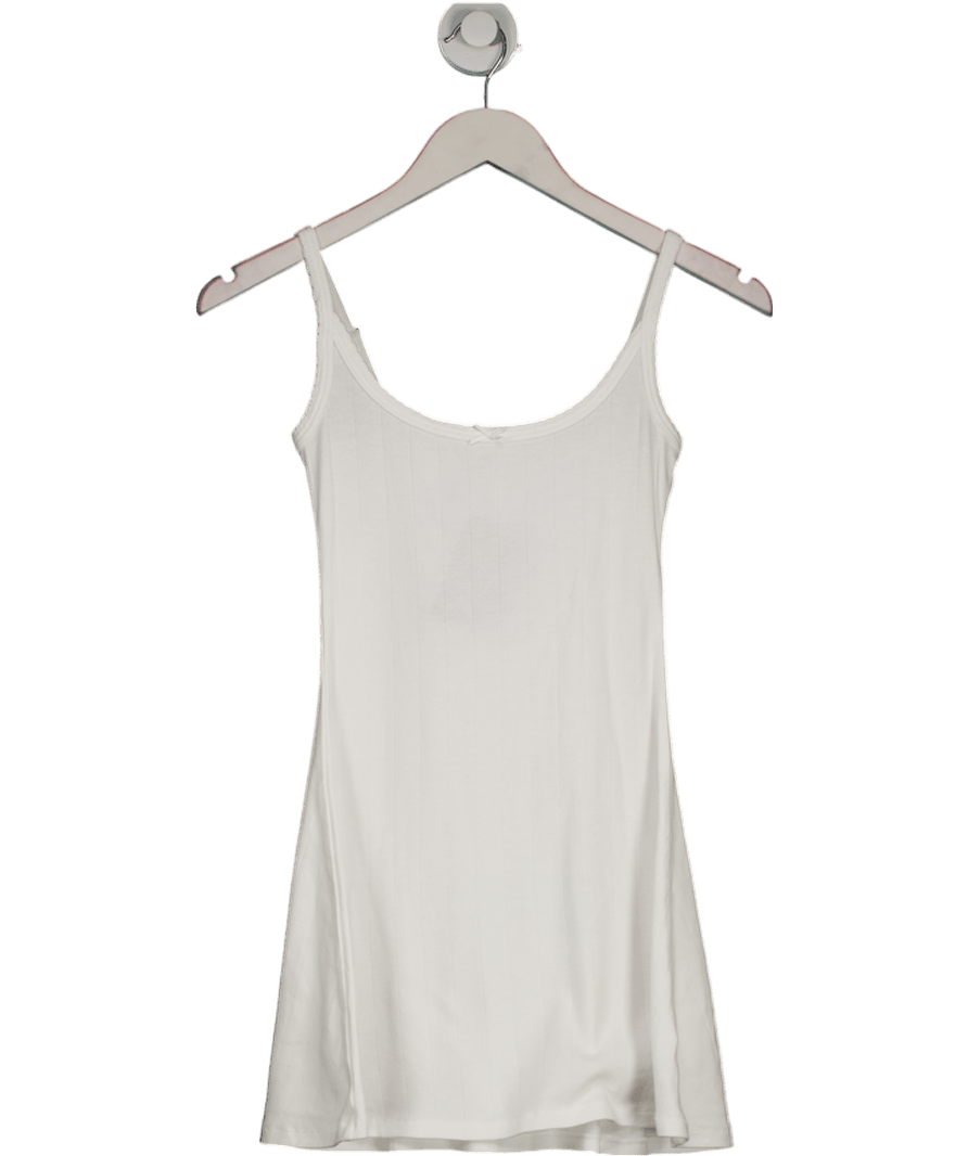 SKIMS White Drop Needle Pointelle Cami Mini Dress UK XS - Reliked