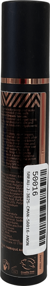 Skinny Tan Notox Retinol Dream - overnight Gradual Fake Tan Serum, Face Fake Tan With Anti - ageing Retinol Serum 50ml - Reliked