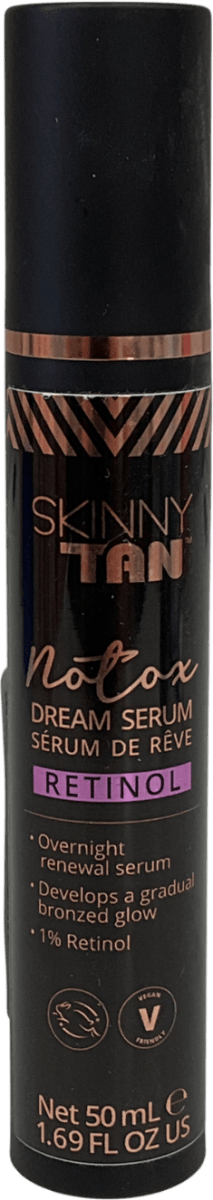 Skinny Tan Notox Retinol Dream - overnight Gradual Fake Tan Serum, Face Fake Tan With Anti - ageing Retinol Serum 50ml - Reliked