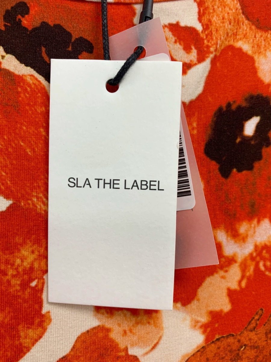 SLA the Label Red Floral Calabria Dress UK XXS - Reliked
