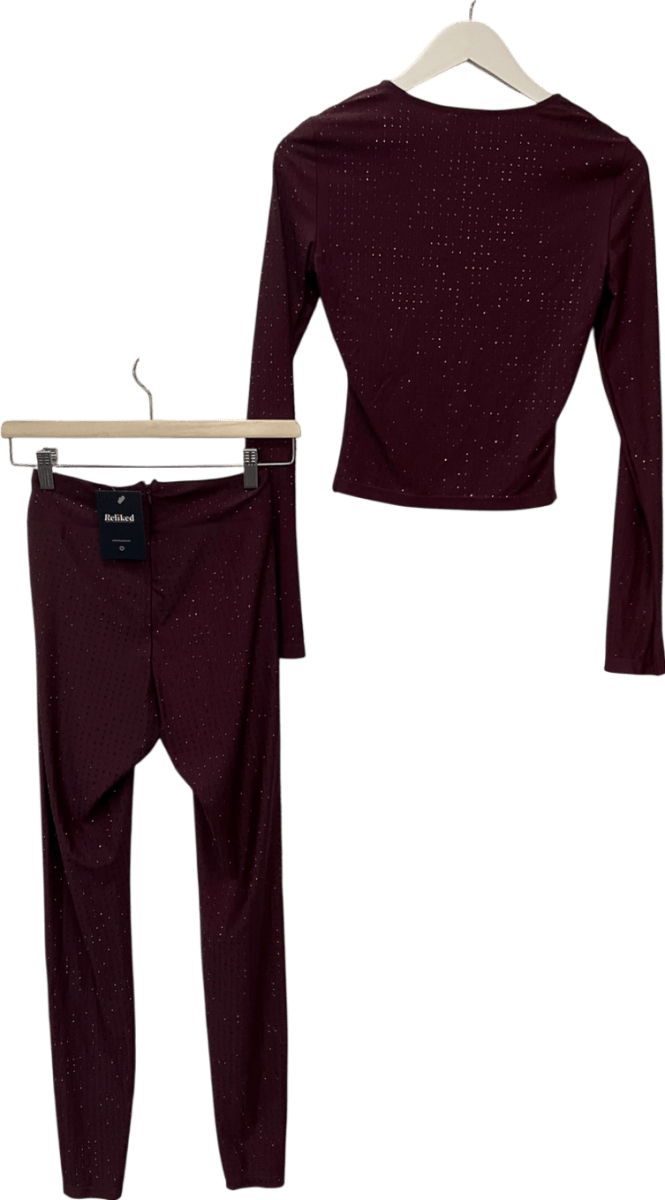 SLA the label Red Nola Diamante Co - ord Set UK XS - Reliked