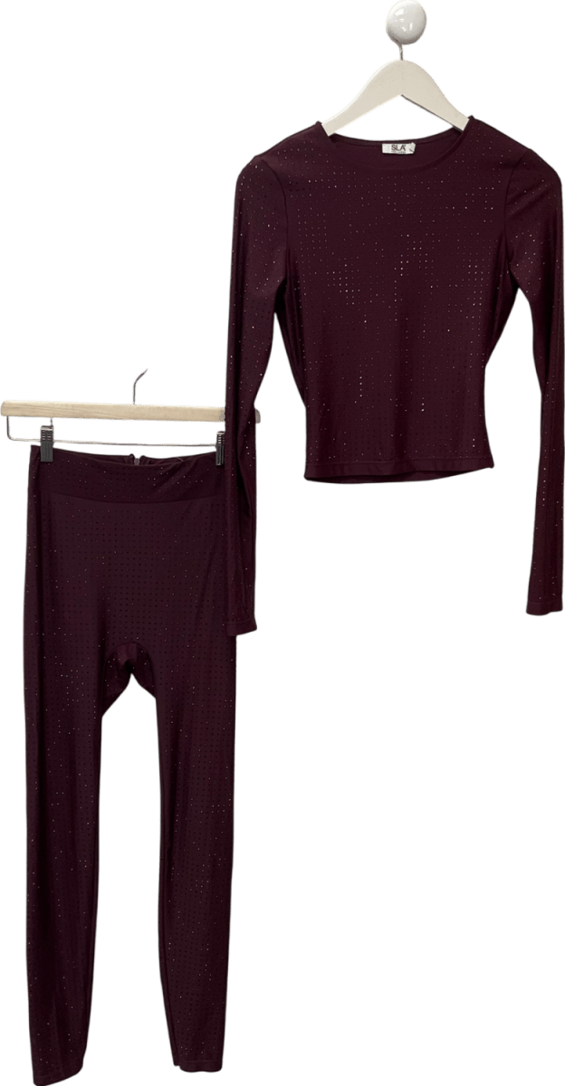 SLA the label Red Nola Diamante Co - ord Set UK XS - Reliked