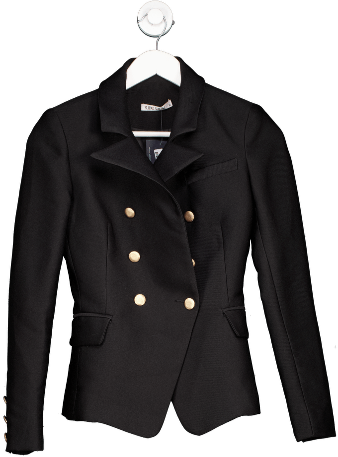 Slide show Black Tailored Blazer UK 6 - Reliked