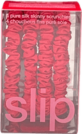 Slip Back To School Red Skinny Scrunchies One Size - Reliked