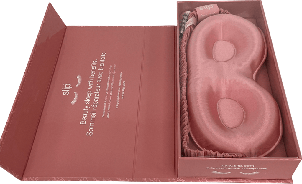 Slip Contour Pure Silk Sleep Mask Pink One size - Reliked