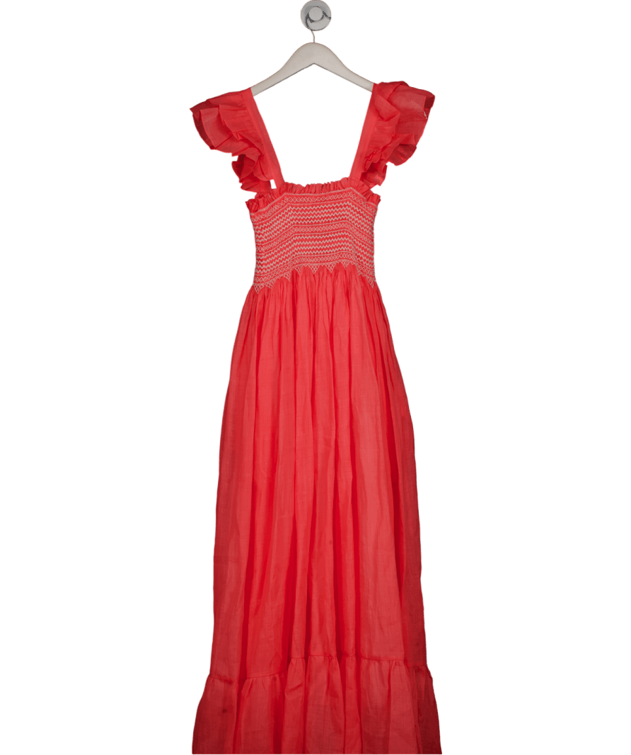 Smock London Pink Neon Maxi Dress UK S/M - Reliked