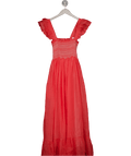 Smock London Pink Neon Maxi Dress UK S/M - Reliked