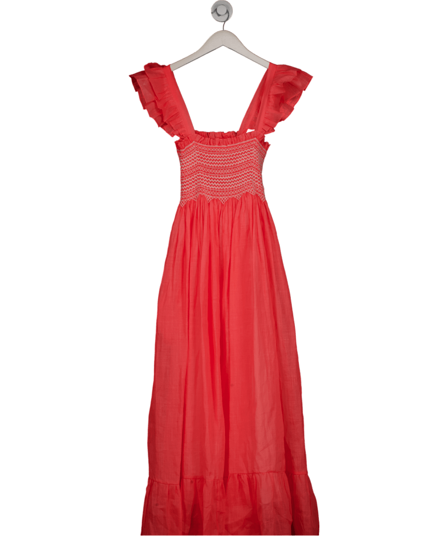 Smock London Pink Neon Maxi Dress UK S/M - Reliked