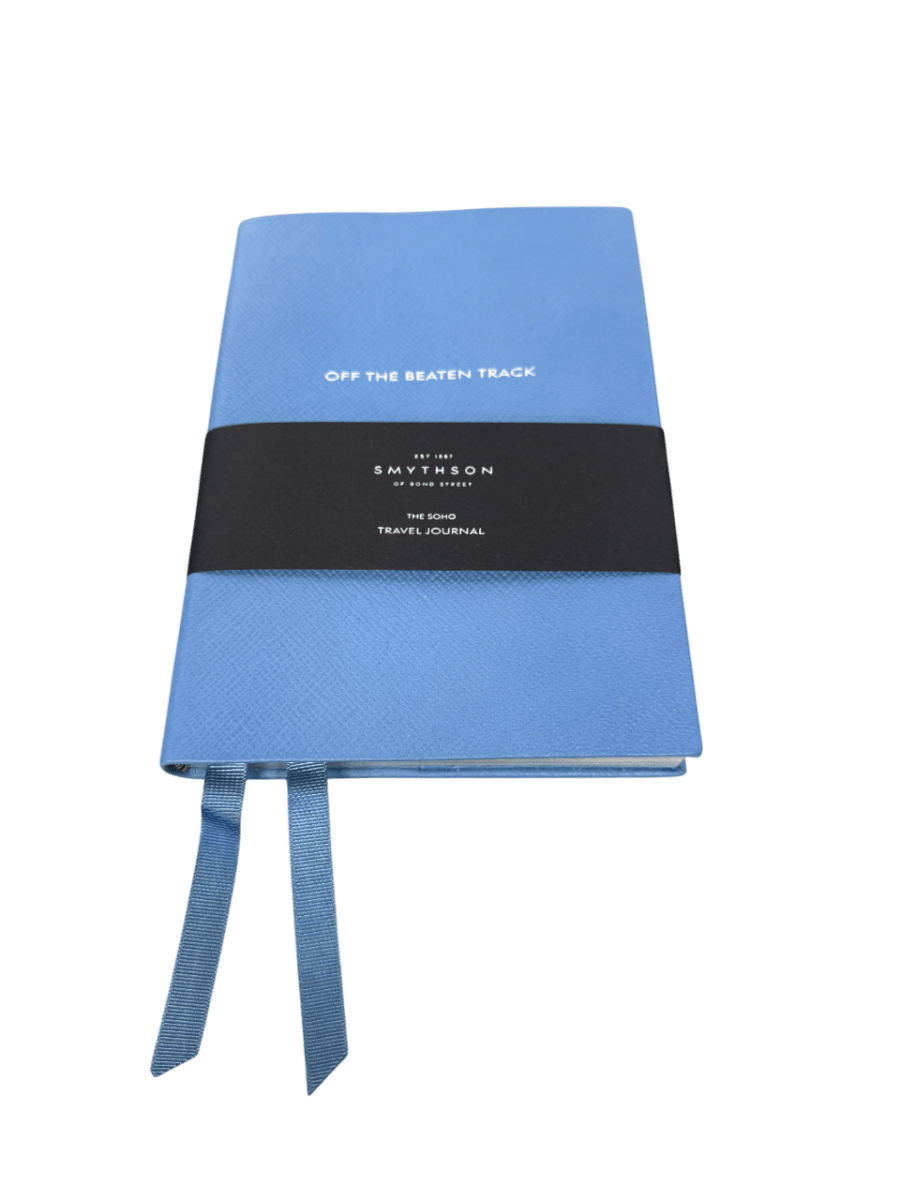 Smythson Nile Blue Off The Beaten Track Soho Travel Journal In Panama - Reliked