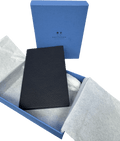 Smythson of Bond Street Navy Blue Luxury Leather Notebook In Gift Box - Reliked