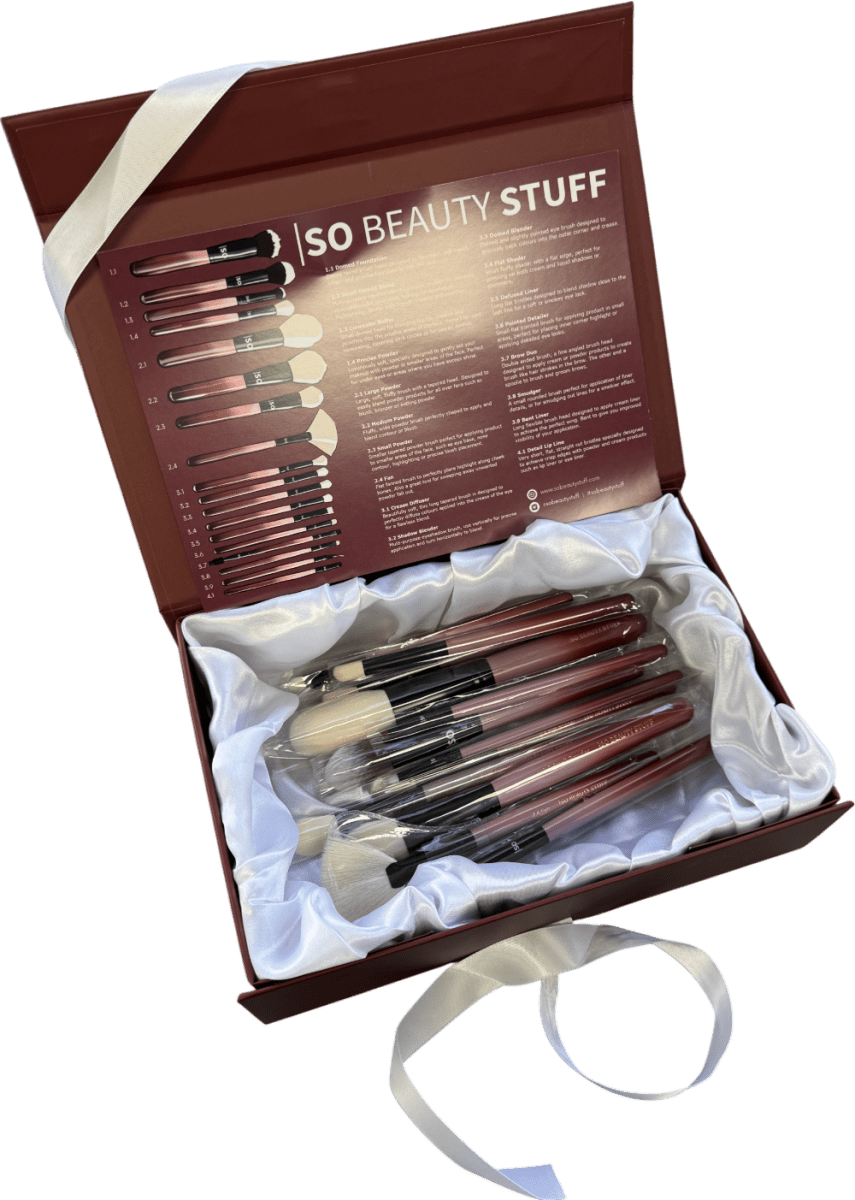 So Beauty Stuff Gift Boxed 13 - piece Luxury Make - up Brush Set one size - Reliked