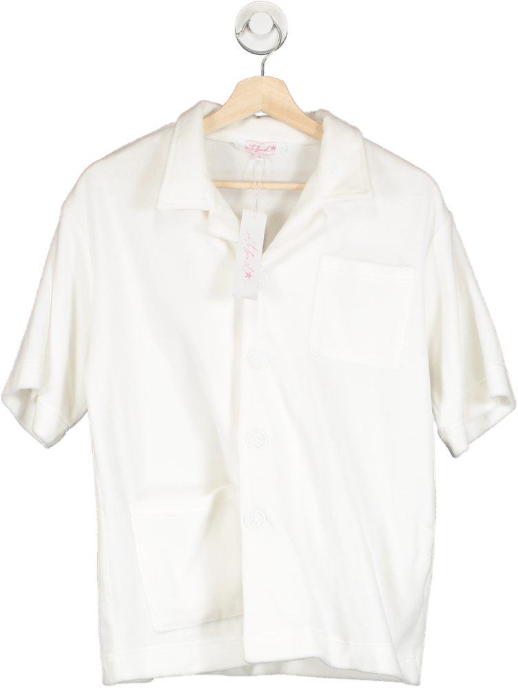 So To Beach White Short Sleeve T-Shirt S - Reliked