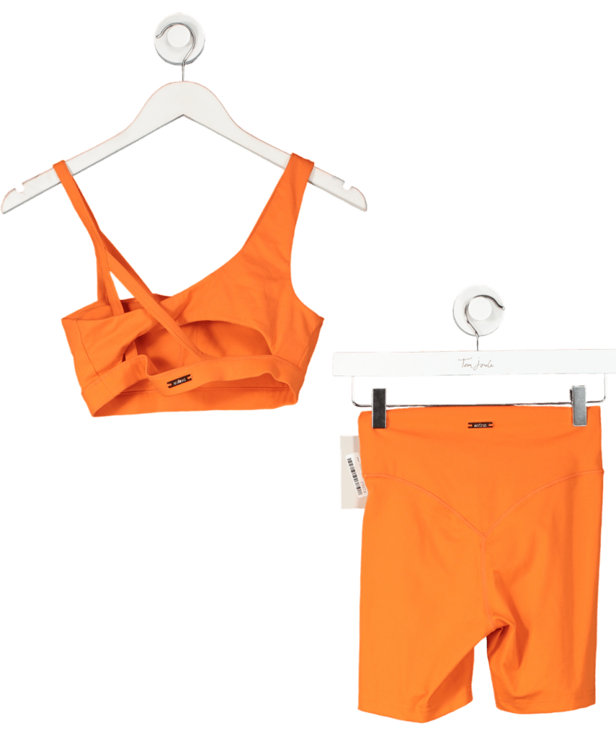 Sofina active Bright Orange Seamless Gym Set UK S - Reliked
