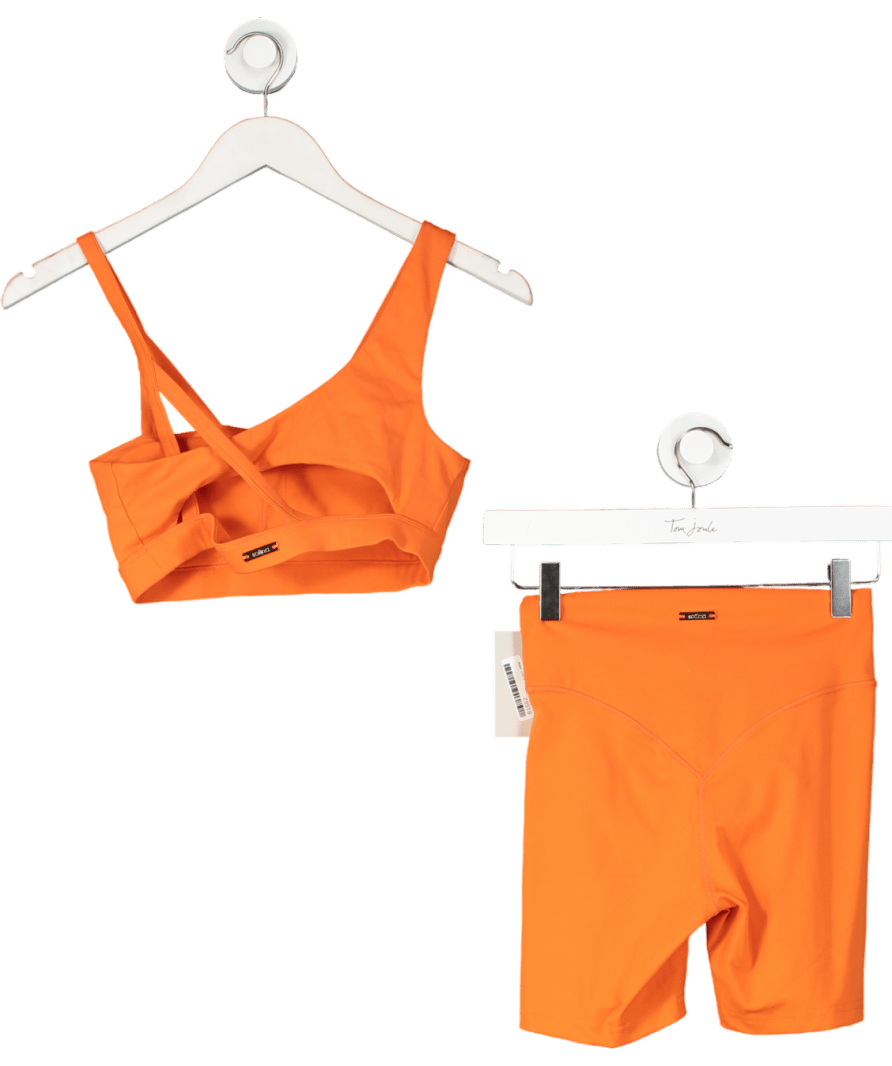Sofina active Bright Orange Seamless Gym Set UK S - Reliked