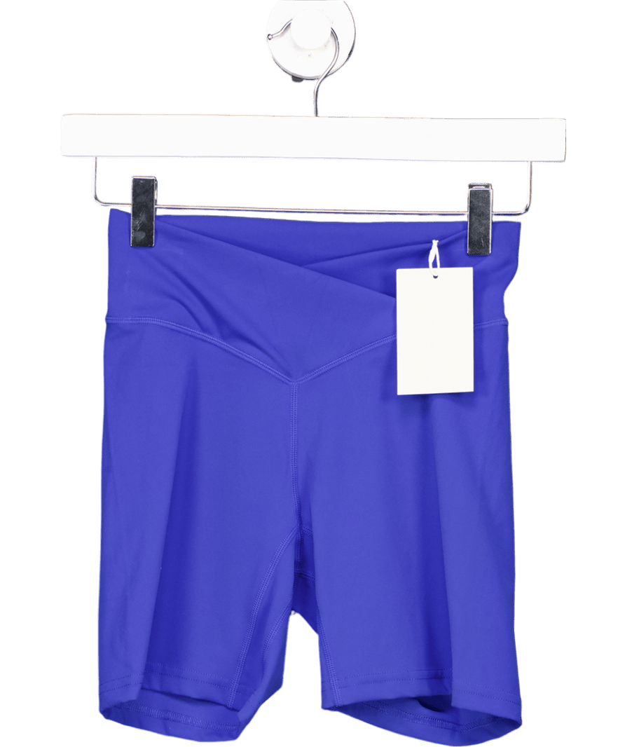 Sofina Active Electric Blue Seamless Shorts UK S - Reliked