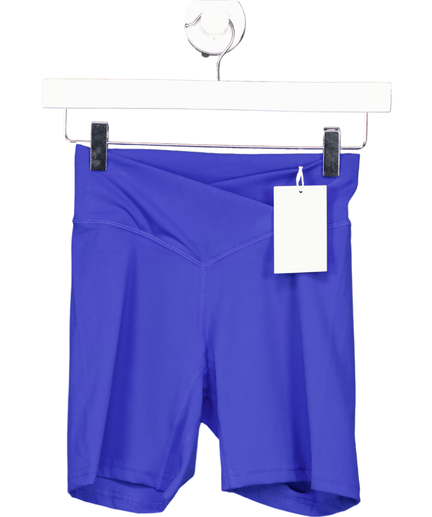 Sofina Active Electric Blue Seamless Shorts UK S - Reliked