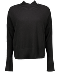 SOFT GOAT Black 100% Luxury Cashmere Turtle Neck Sweater UK S - Reliked
