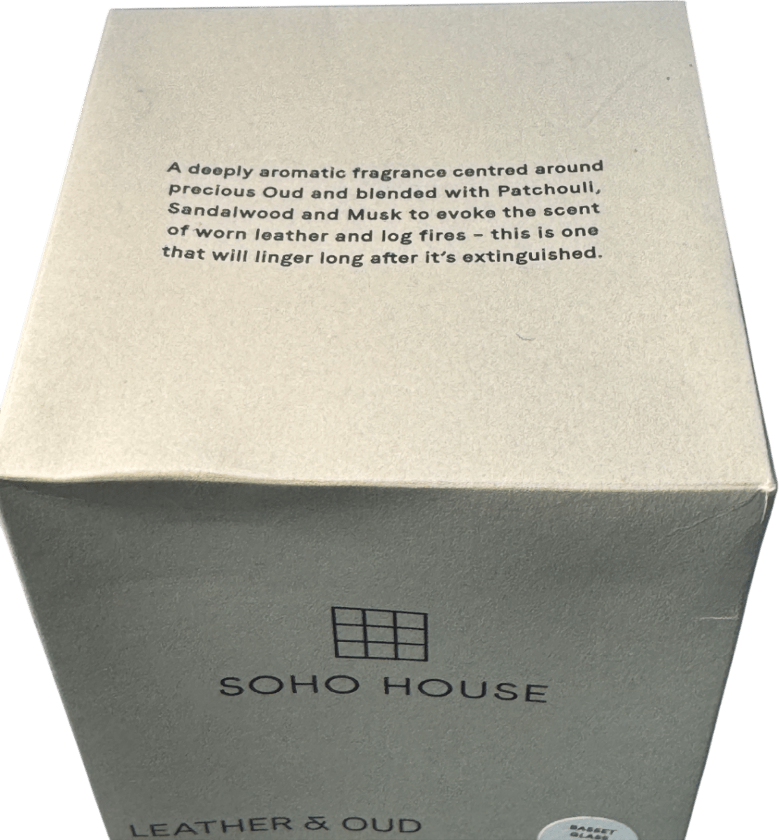 Soho House Leather & Oud Candle 200g - Reliked