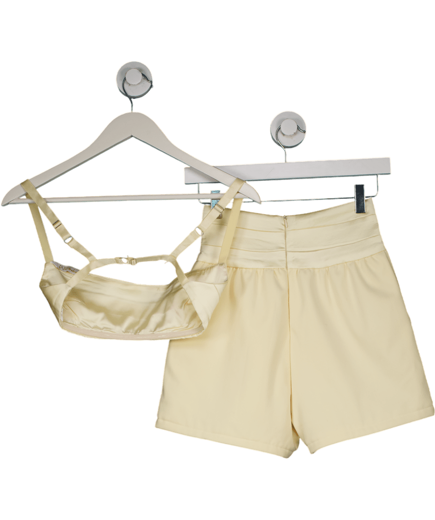 Soho wardrobe Yellow Bella Shorts And Sarah Bralette UK XS - Reliked