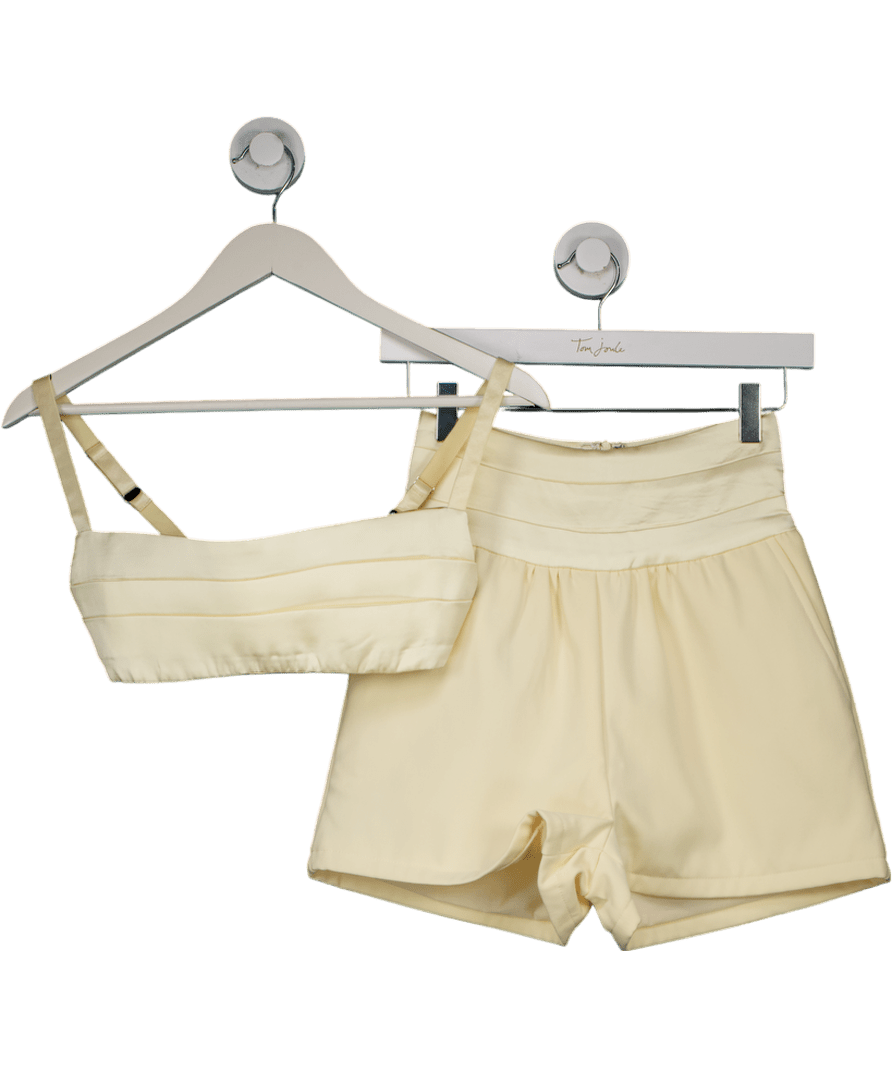 Soho wardrobe Yellow Bella Shorts And Sarah Bralette UK XS - Reliked