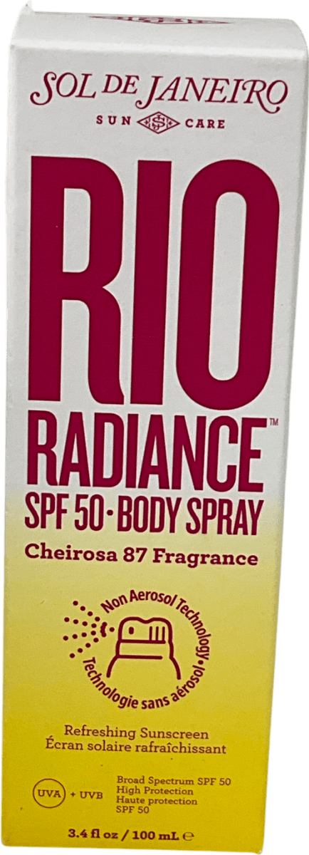 sol janeiro Radiance Body Spray Spf 50 100ml - Reliked