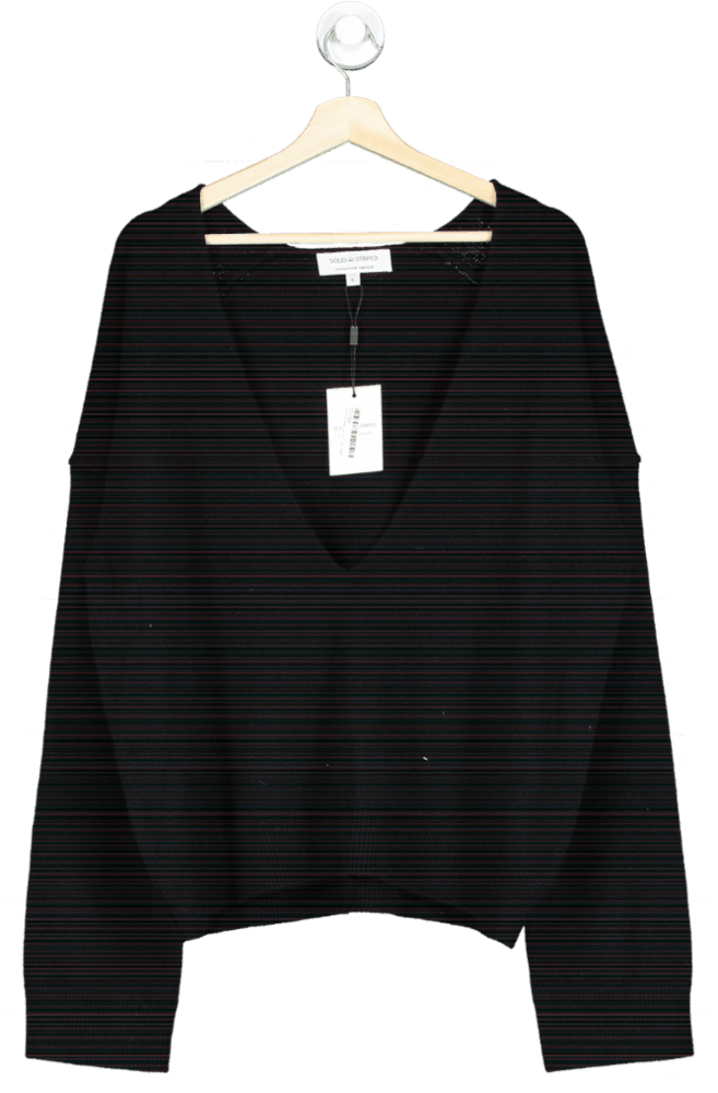 Solid & Striped Black The Lowell Top UK S - Reliked