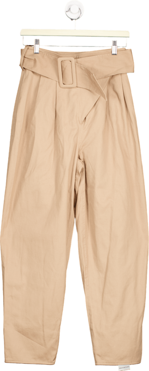 Song of Style Beige High - Waisted Trousers S - Reliked