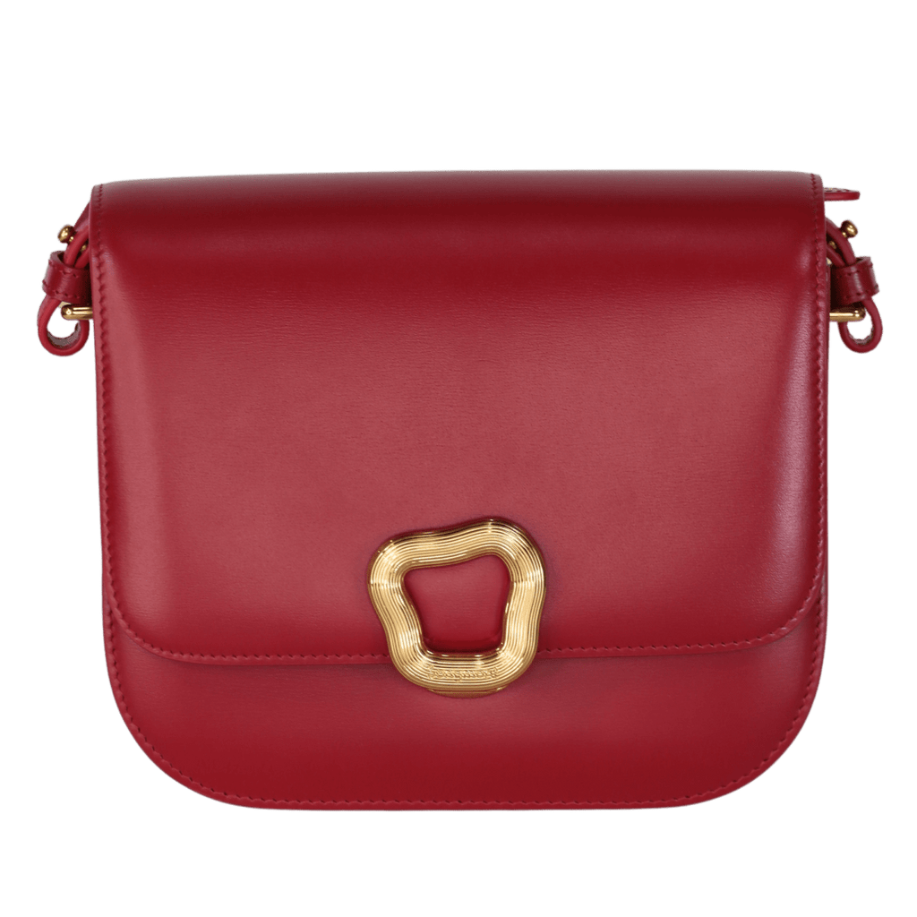 songmont fine leather Medium Reset Tofu Bag - Lucky Red - Reliked