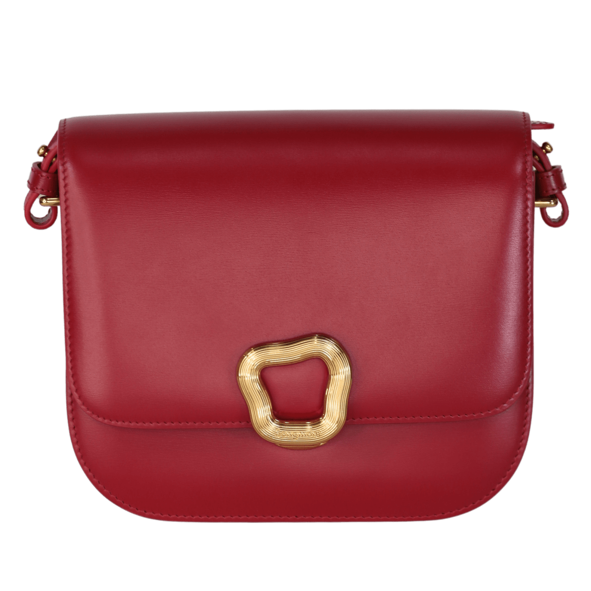 songmont fine leather Medium Reset Tofu Bag - Lucky Red - Reliked