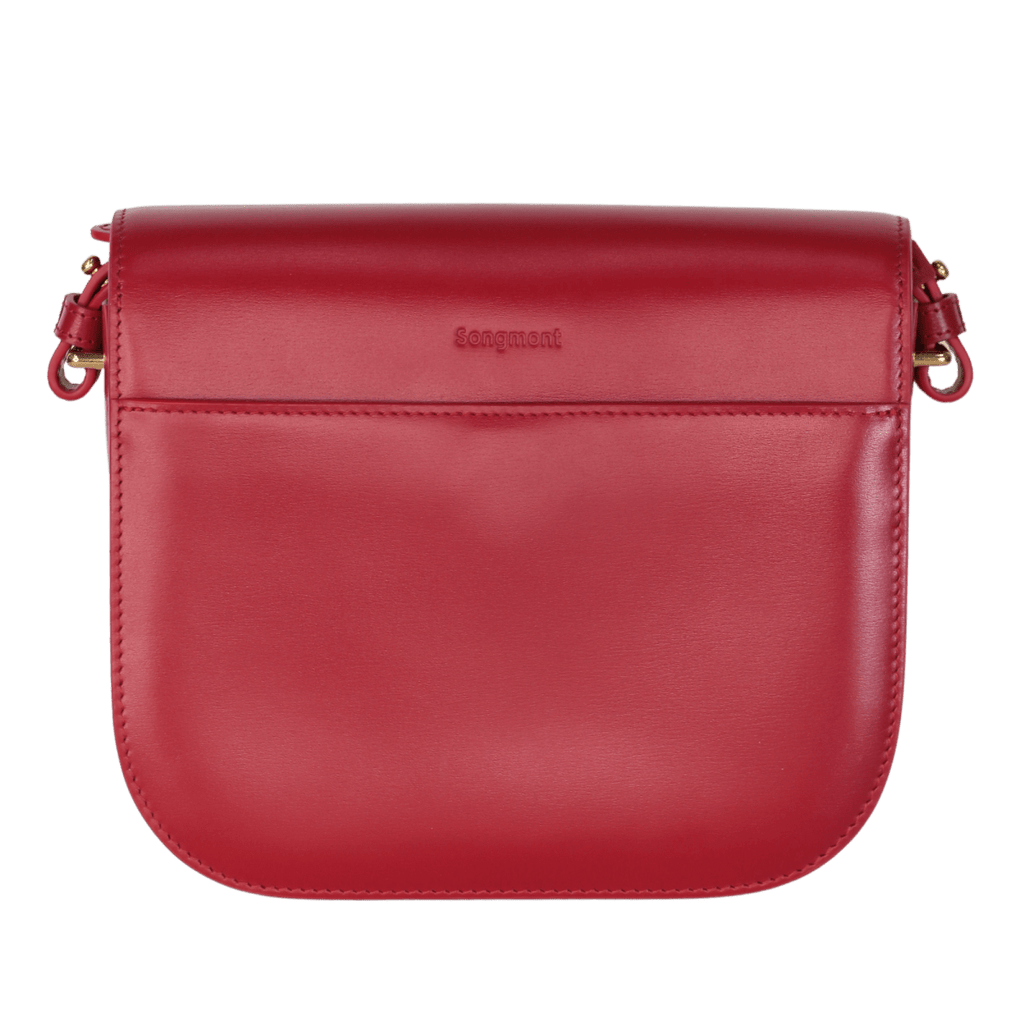 songmont fine leather Medium Reset Tofu Bag - Lucky Red - Reliked