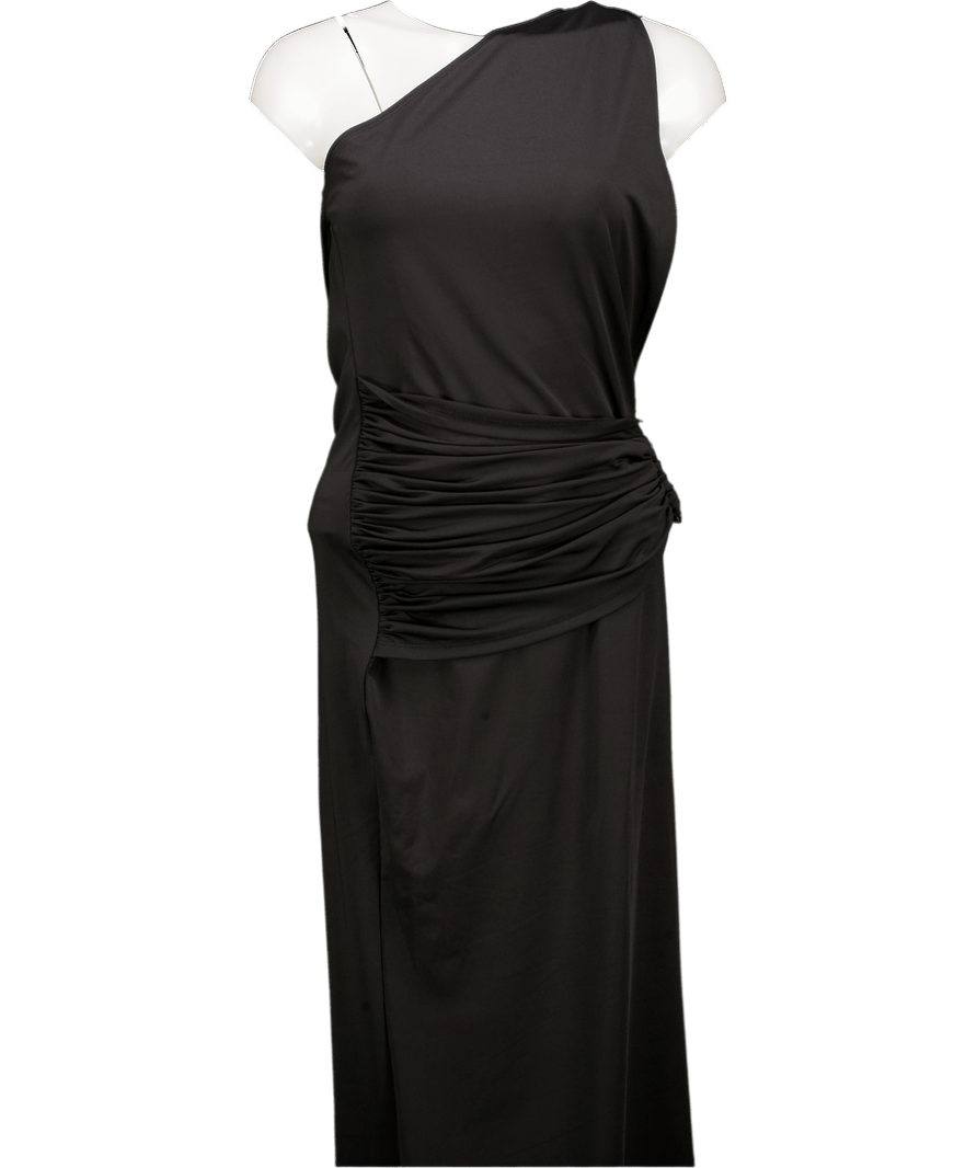 Sorelle UK Black Renae Backless One Shoulder Dress UK S - Reliked