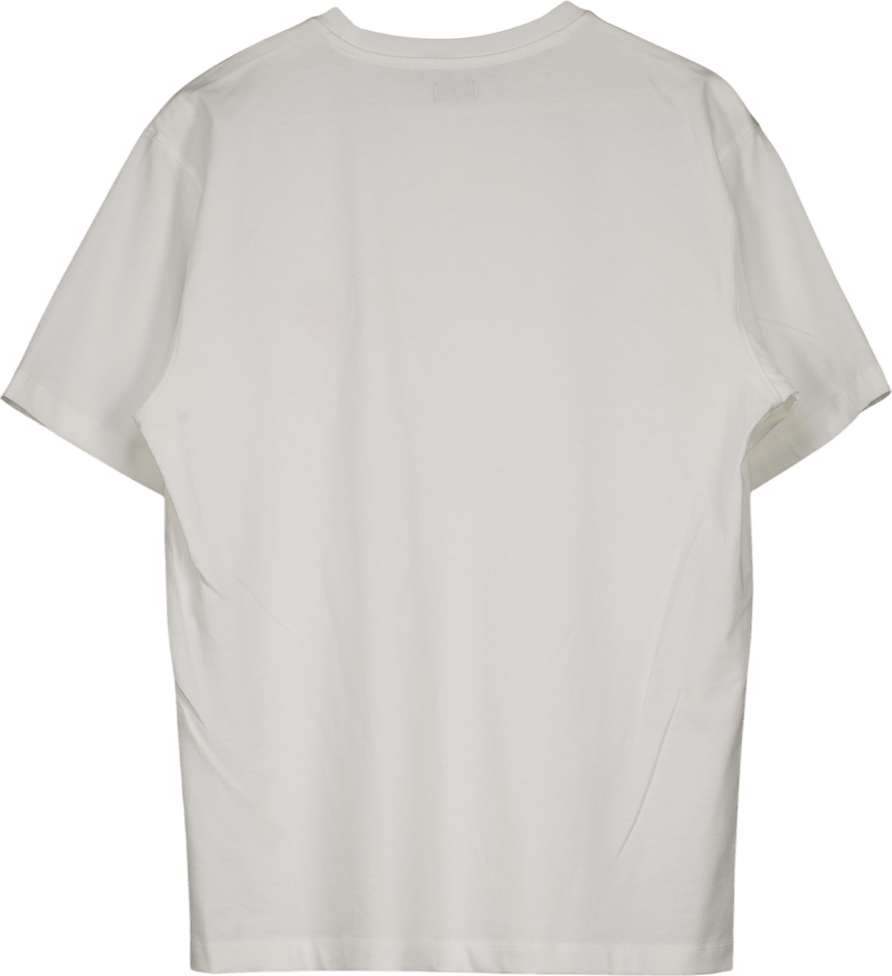 Space NK Ivory White Summer Society Strawberry T-shirt UK M - Reliked