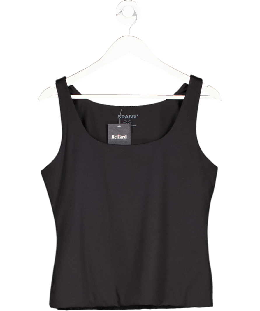 Spanx Black Double Layer Smoothing Vest Top UK XL - Reliked