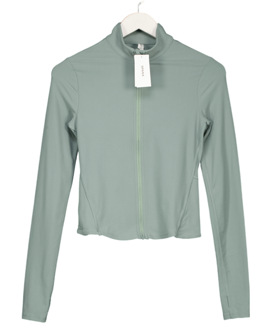 Spanx Green Bare Essentials Contour Jacket UK XS - Reliked