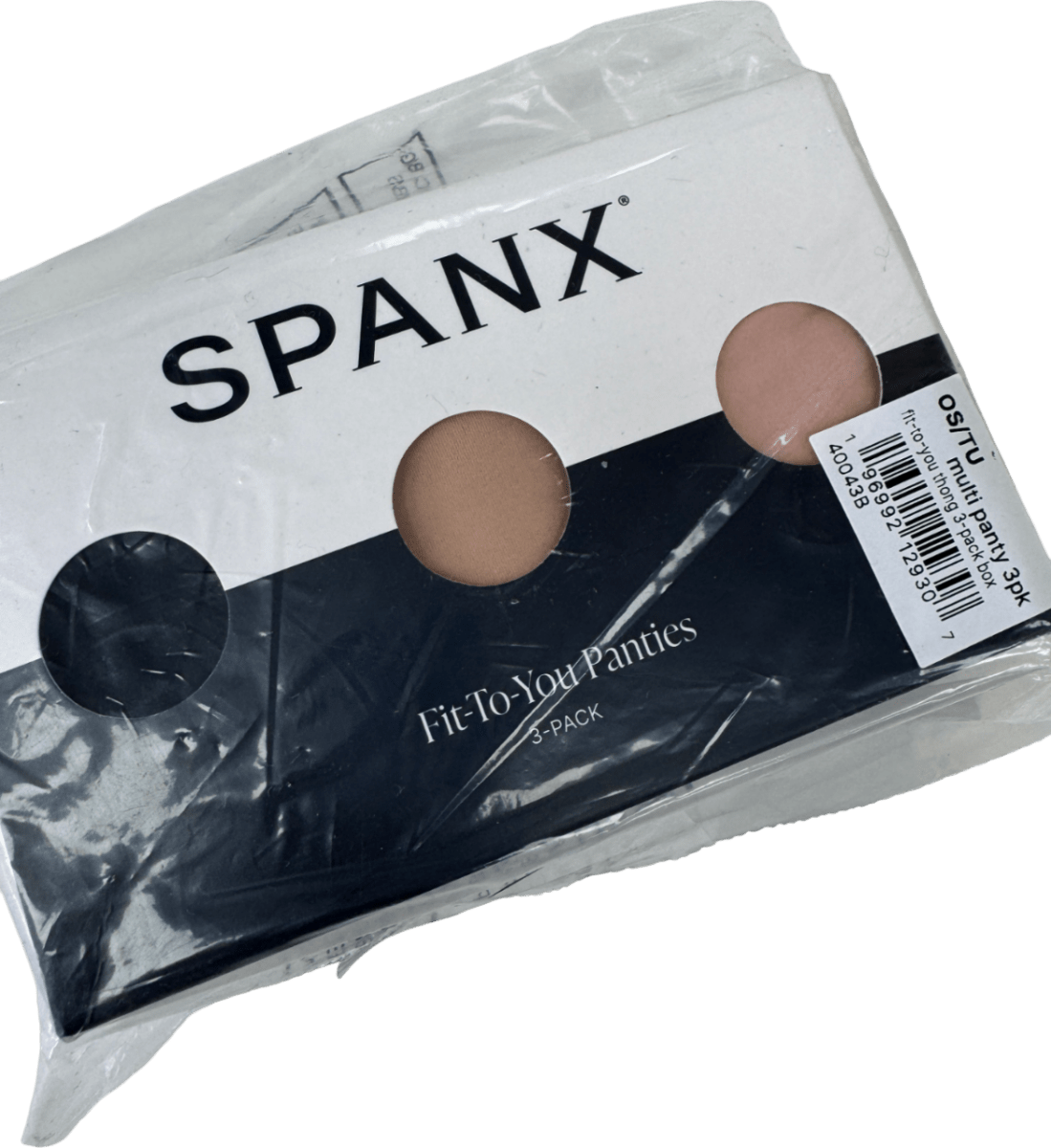 Spanx Multicoloured Spanxsmooth Fit - to - you Supima Cotton Thong 3 - pack Box One Size - Reliked