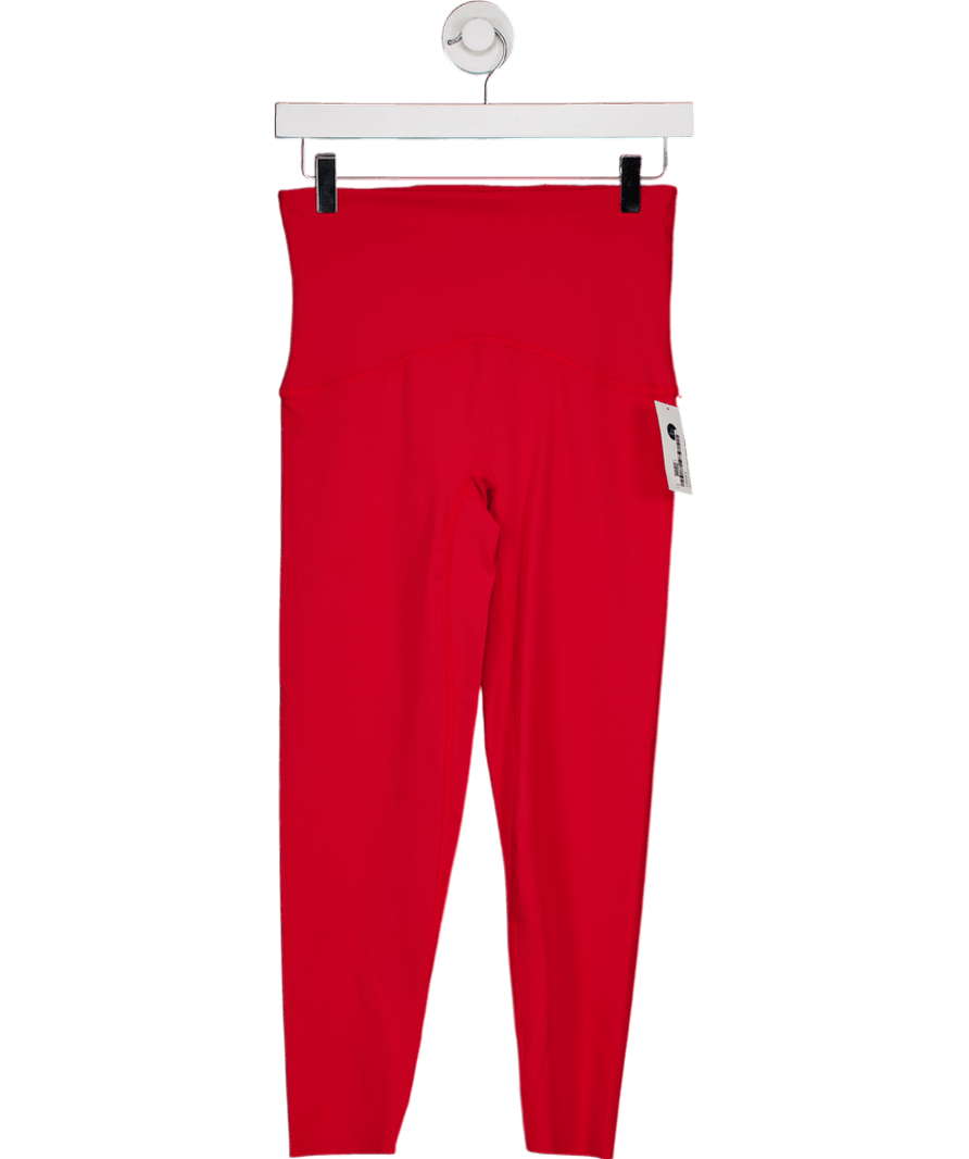 Spanx Red 7/8 Length Spanxshape Booty Boost Leggings UK M - Reliked
