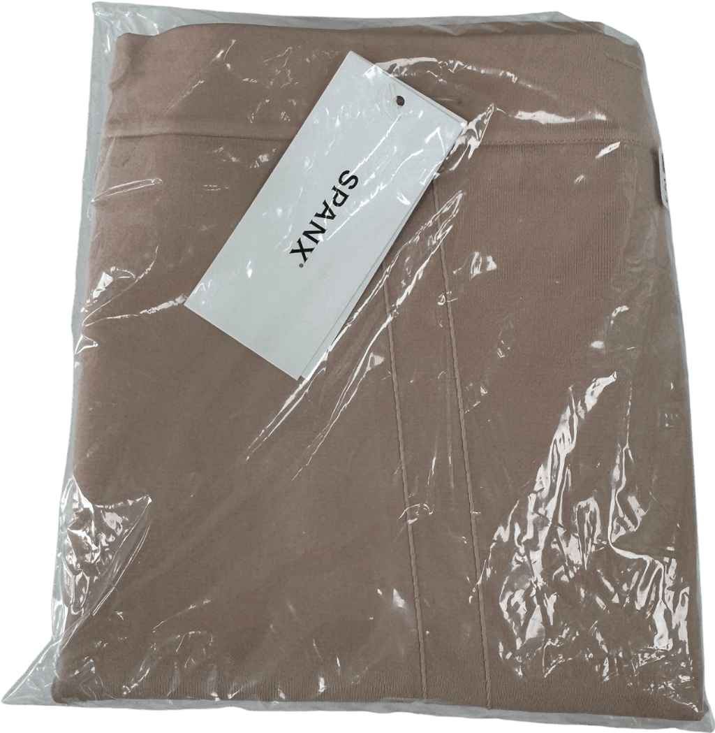 Spanx Spanxsculpt Oncore High - waisted Mid - thigh Short - Soft Nude UK S - Reliked