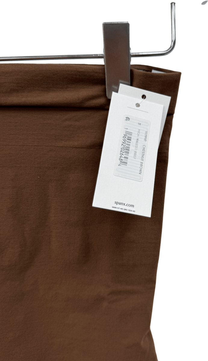 Spanx Spanxsculpt Seamless Power High - waisted Brief - chestnut Brown UK S - Reliked